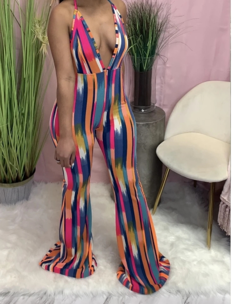Rainbow Colored Jumpsuit